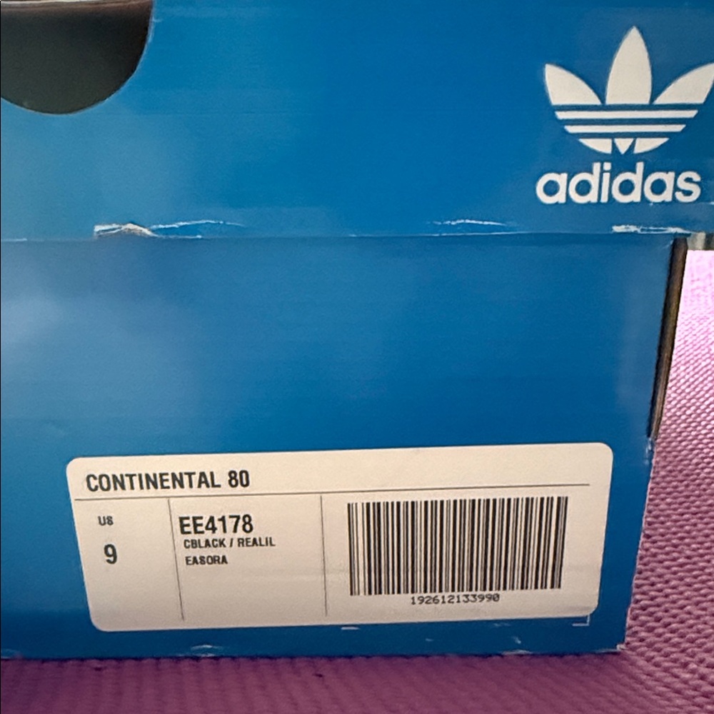 adidas continental Black Athletic Shoes with Pink Accent - Picture 2 of 6